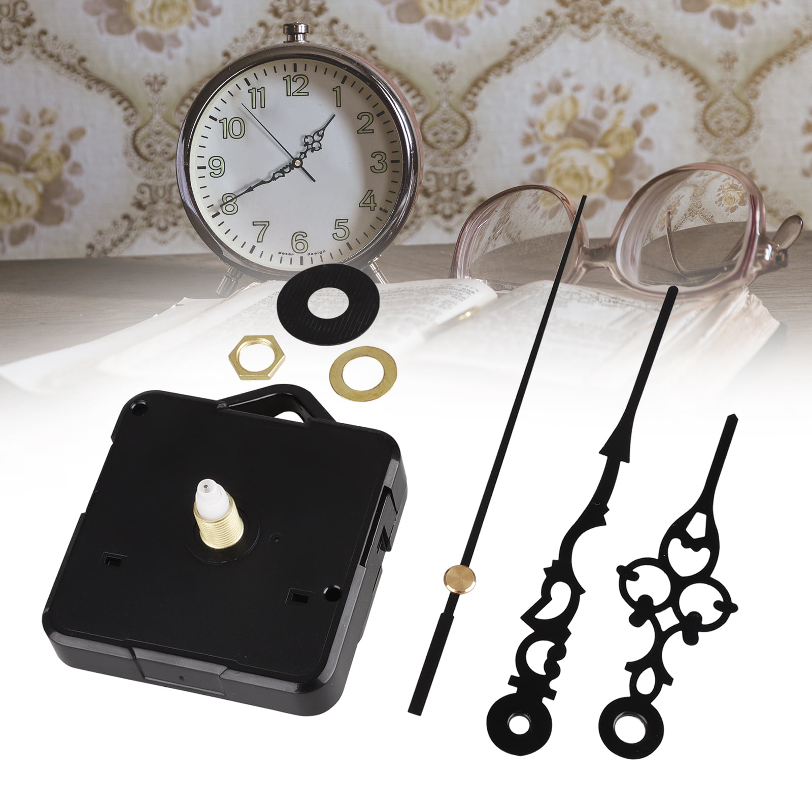 New replacement quartz clock movement mechanism motor & mount-DIY 