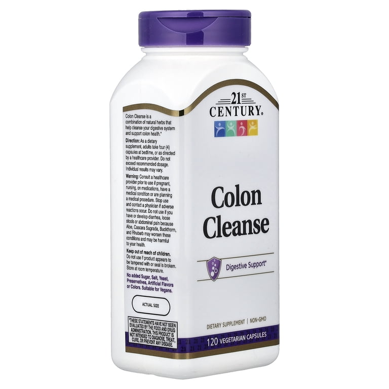 21st Century Multi Herb Natural Colon Cleanse, 120 Vegetarian