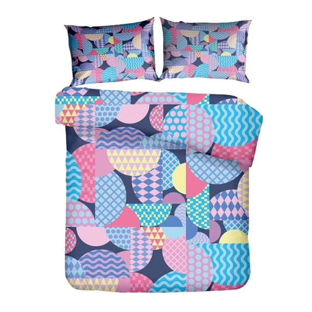 de Funda Nórdica, Transpirable, 1 Cubierta de Edredón + 2 Cubiertas de Almohada 50x75cm Estilo14 BLESIY Fundas de sábanas de poliéster