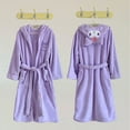 thumbnail image 6 of Sanrio Kuromi Cinnamoroll Genuine Bathrobe Velvet Pajama Water Absorbing Quick Drying Bathroom Can Wrap Cartoon Sleeping Robe, 6 of 18