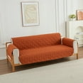 thumbnail image 1 of Granjero Gordo Funda de sofá acolchada impermeable y antideslizante para proteger los muebles (color laterita, 51,18 x 77,16 pulgadas, A), 1 of 5