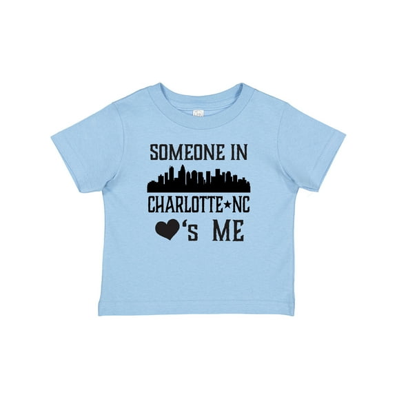 Inktastic Charlotte North Carolina Someone Loves Me Boys or Girls Baby T-Shirt