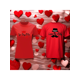 thumbnail image 1 of Playera Duo Parejas Loco Por Ella 14 De Febrero San Valentin Color Rojo Talla Mediana Marca Emil SaEs, 1 of 4
