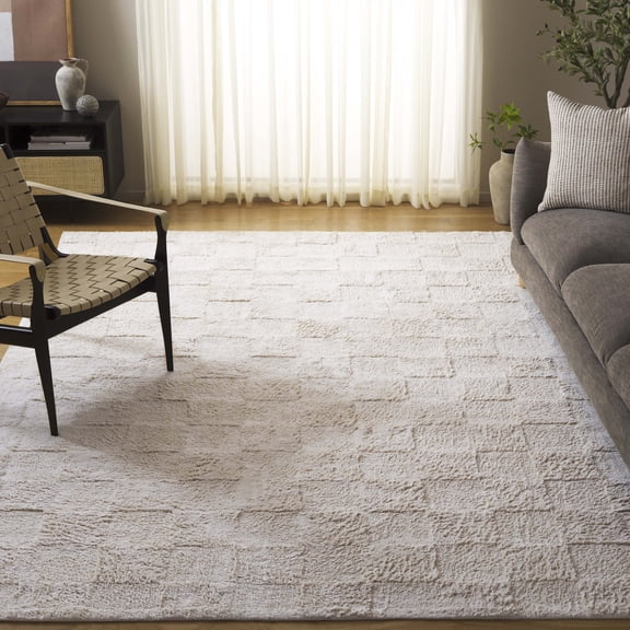 Safavieh Easy Care Coty Checkered Area Rug, Ivory, 8' x 10'