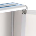 thumbnail image 4 of TABLZONE Donation Box with Lock Aluminum Blue Rectangular for General Users 1Pack, 4 of 5