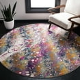 thumbnail image 2 of SAFAVIEH Radiance Collection RAD111A Cream / Magenta Rug, 2 of 7