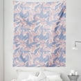 thumbnail image 1 of Tropical Tapestry, Date Palm Leaves Soft Pastel Tones Exotic Paradise Plants Illustration, Fabric Wall Hanging Decor for Bedroom Living Room Dorm, 5 Sizes, Pale Pink Blue Cream, by Ambesonne, 1 of 1