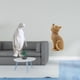 thumbnail image 2 of Escultura de pingüino,Escultura de pingüino para decoración nórdica del hogar,Adorno de mesa con estatua de animal,artesanía para decoración de dormitorio,Figura de escritorio,Estatua de, 2 of 8