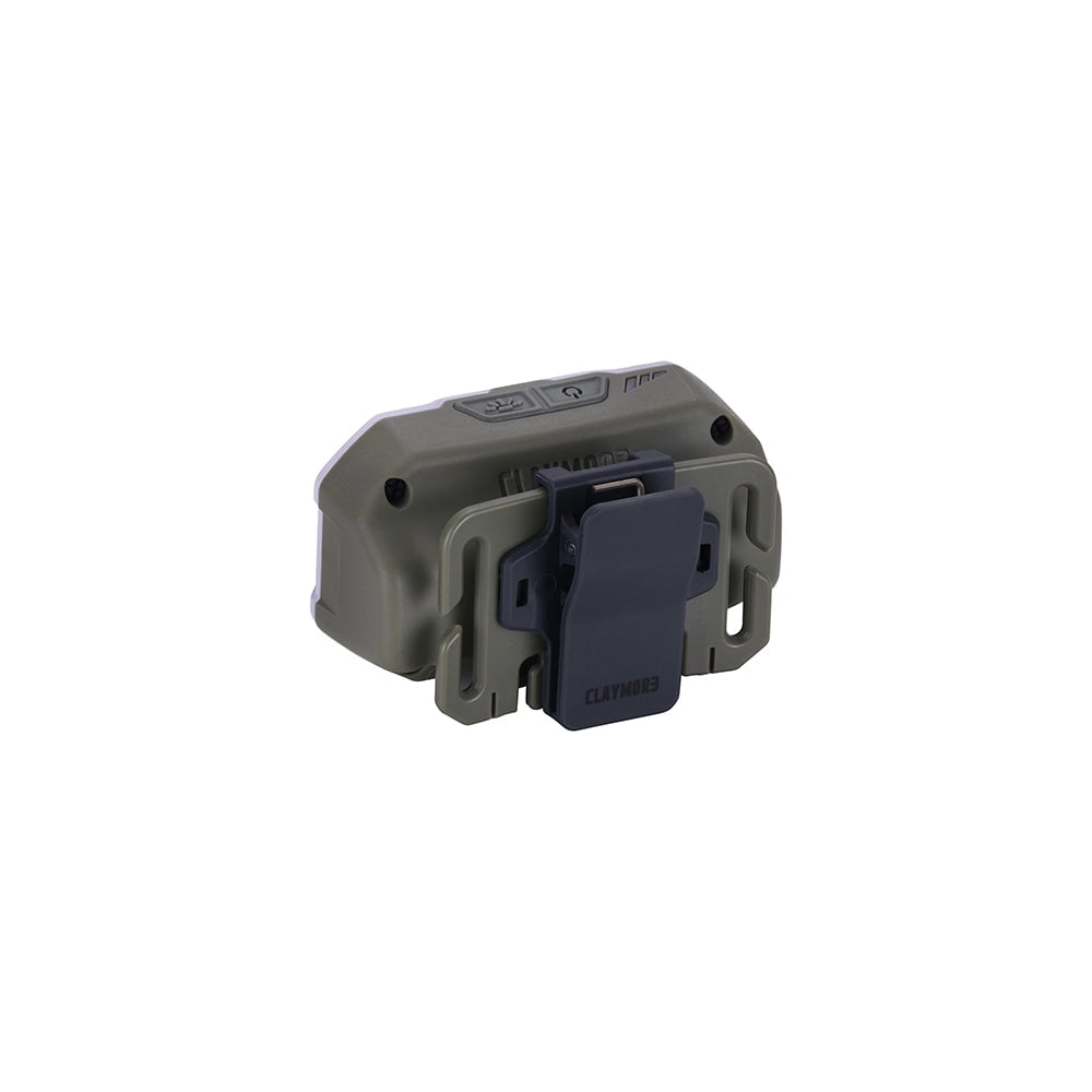 Claymore Heady+ (Khaki) - Rechargeable LED Headlamp Flashlight, Lightweight for Camping, Running, Hiking, Emergency & Industrial Use. Waterproof, USB-C Charging, Up to 70 Hours Battery Life.