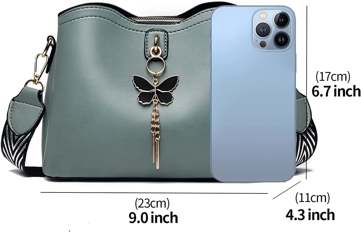 Small Crossbody Bags for Women Fashion Purses Lightweight Handbags Shoulder Bag