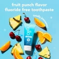 thumbnail image 5 of hello Smiling Shark Fluoride Free Kids Toothpaste, Natural Fruit Punch, 4.2 Oz Tube, 5 of 16