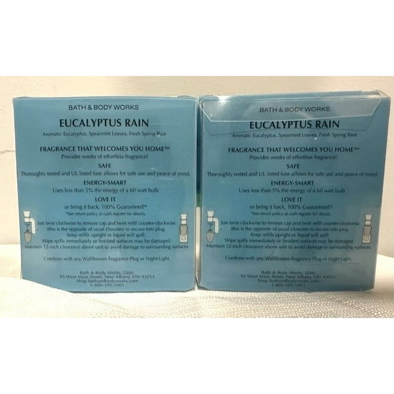 Bath Body Works Eucalyptus Rain Wallflowers Home Fragrance