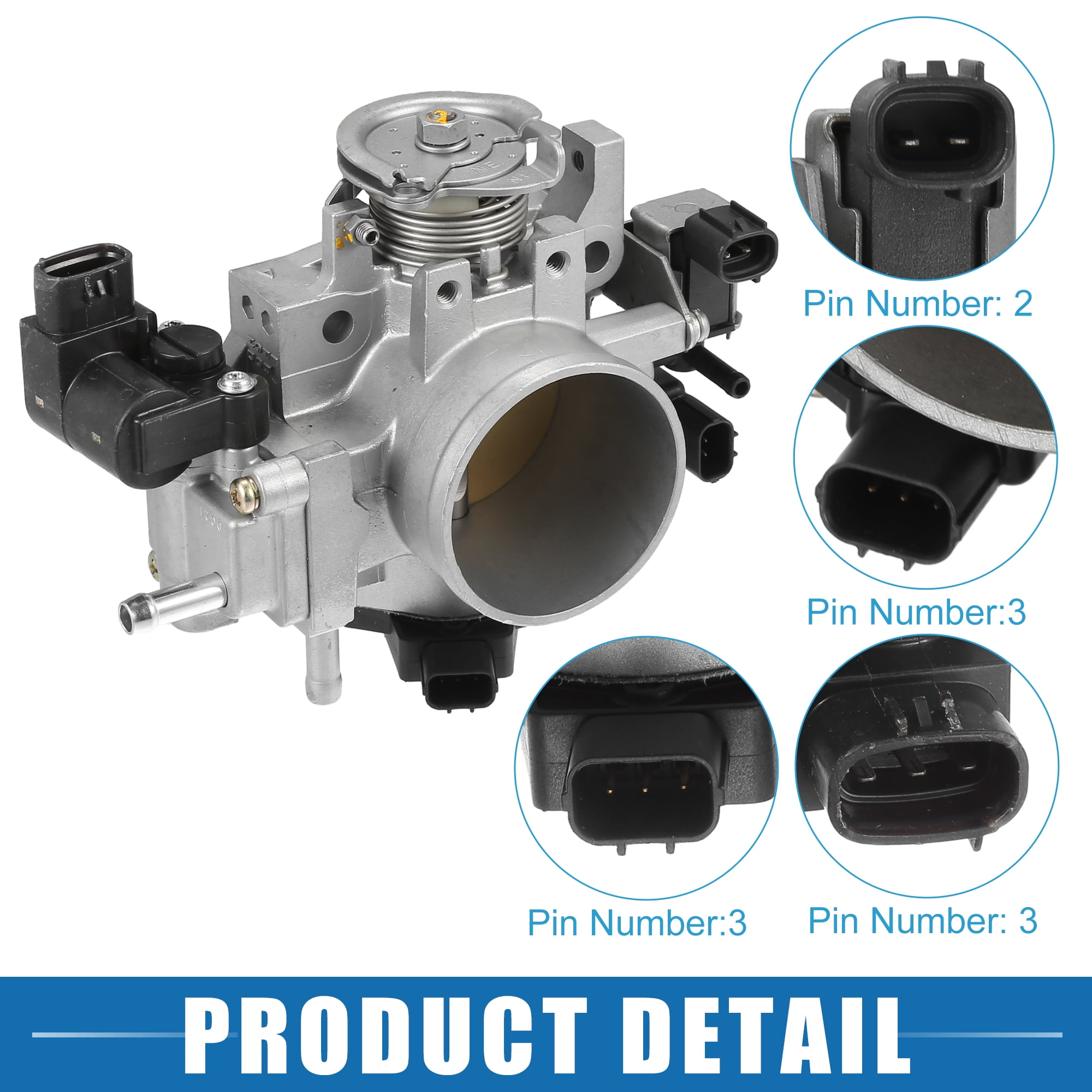 Electronic Throttle Body Assembly Engine Throttle Body for Honda CR-V EX EX-L LX SE Base 03-05