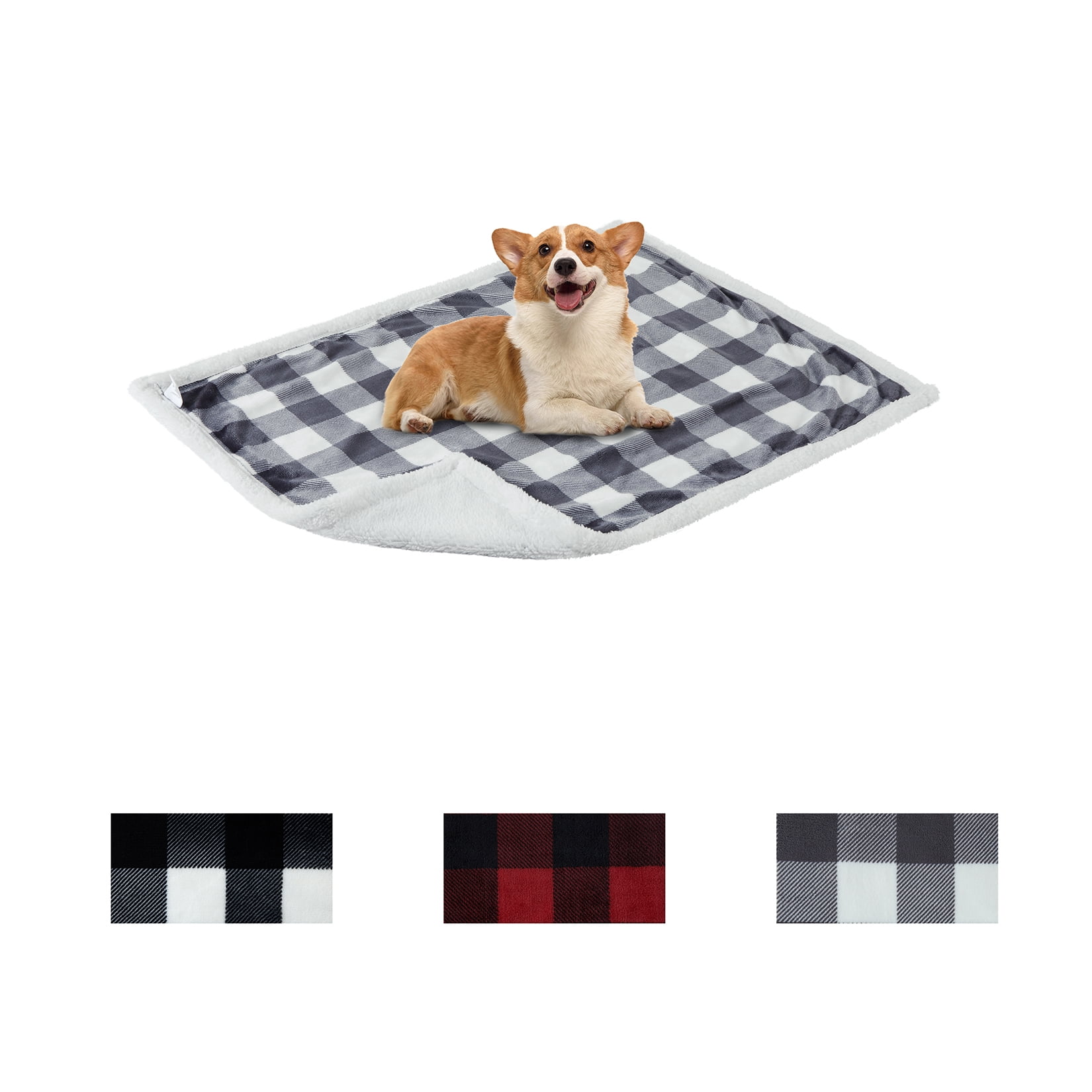 HAEMORE Waterproof Pee Proof Dog Blanket for Bed Couch Sofa Buffalo