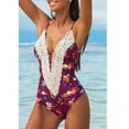 thumbnail image 3 of Maillot de Bain Bikini Femme Croisé devant Lacé Deux Pièces, 3 of 4