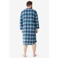 thumbnail image 2 of KingSize Men's Big & Tall Plaid Flannel Nightshirt, 2 of 6