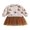 Khaki-Turcky, variant on BemeyourBBs Toddler Baby Girls Thanksgiving Dress Outfit Baby Girl Fall Tulle Patchwork Tutu Dress Long Sleeve Pumpkin Turcky Print Holiday Party Dress Toddler Girls Thanksgiving Outfit