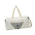 thumbnail image 4 of Bolsa de lona de gimnasio mochila con comparación con el compartimento de zapatos Mujeres Nylon Gym Equipment Bolsa de viaje de semana para el, 4 of 10