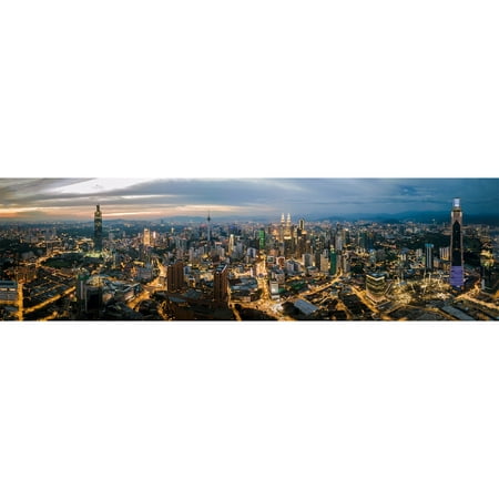 24x36 gallery poster, Panorama view of Kuala Lumpur in 2020