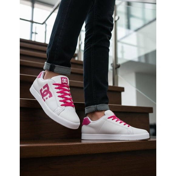 Tenis Dc Shoes Para Hombre Color Rosa Modelo ADYS100777ROB