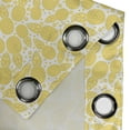 thumbnail image 4 of Ambesonne Modern Grommet Curtain, Pineapple Fruit, 50" x 72", White and Yellow, 4 of 6
