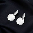 thumbnail image 4 of Accesorio de moda Pendientes colgantes de aleación geométrica simple de estilo euroamericano (plata), 4 of 5