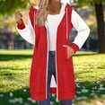 thumbnail image 7 of Jsaierl Women's Long Color Block Zip Up Hoodies Sweatshirts with Drawstring Pockets Casual Fall Travel Tops S-2XL, 7 of 7