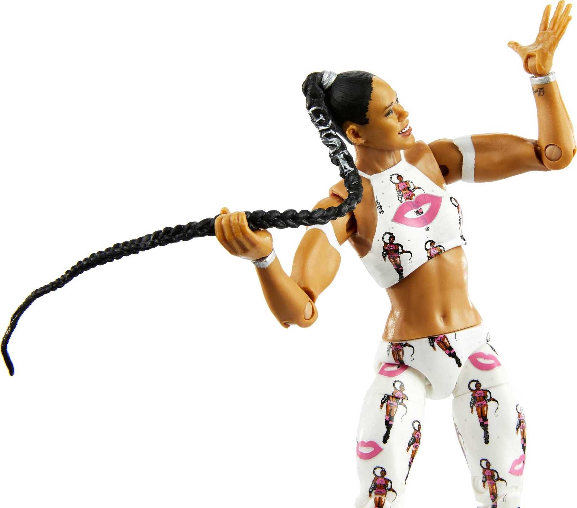 WWE Bianca Belair Elite Collection Action Figure, 6-In/15.24-Cm Posable Collectible