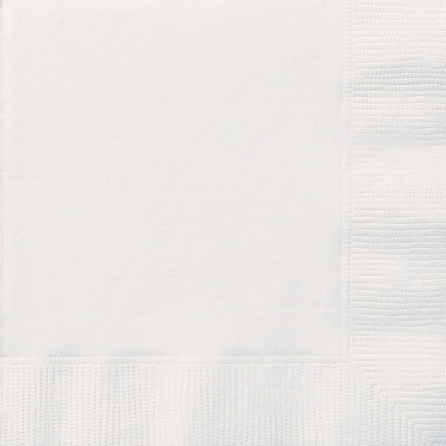 75CT 6.5IN x 6.5IN White Disposable Paper Napkins by Way To Celebrate