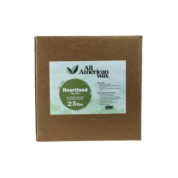 Copos de cera de soja All American Wax 11,5 kg para velas naturales