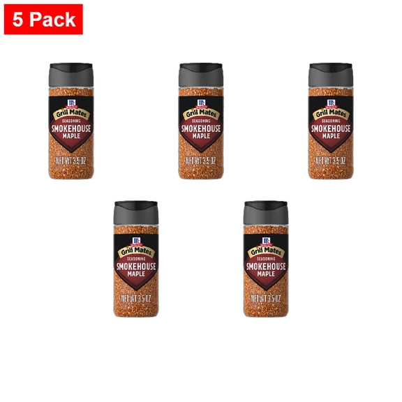 McCormick GRILL MATES Smokehouse Maple Seasoning 3.5 oz - 5 Pack
