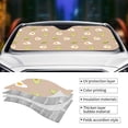 thumbnail image 5 of Bingfone Egg And Avocado Car Windshield Sun Shade Protector Keep Your Vehicle Cool Sun Shield Visor Cover Foldable For Car Truck Suv-Medium, 5 of 9