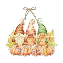 Clearance!Bcylexb Thanksgiving Decorations Thanksgiving Theme Turkey Pumpkin Paper Door Hanging Party Scene Decoration Decoration Hanging Fall Decor
