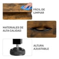 thumbnail image 2 of Comoda Mueble 5 Cajoneras Metal Organizador Madera Marron, 2 of 5