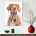 thumbnail image 5 of Wirehaired Vizsla Dog Canvas Wall Art Prints,Watercolor Dog Art Canvas Painting Poster,Pet Canvas Painting Puppy Artwork 8x12 inches, 5 of 6