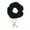 Black, variant on Multipurpose Print Scrunchie Keyring Comfortable Fits Hair Accessory for Stylish Outfits Convenience