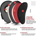 thumbnail image 4 of RDX Boxing Pads Focus Mitts, Punching Target Leather Training Pads, Black, 4 of 6