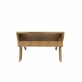 thumbnail image 4 of Outdoor Adirondack Chair Folding Ottoman, Teak, 4 of 10