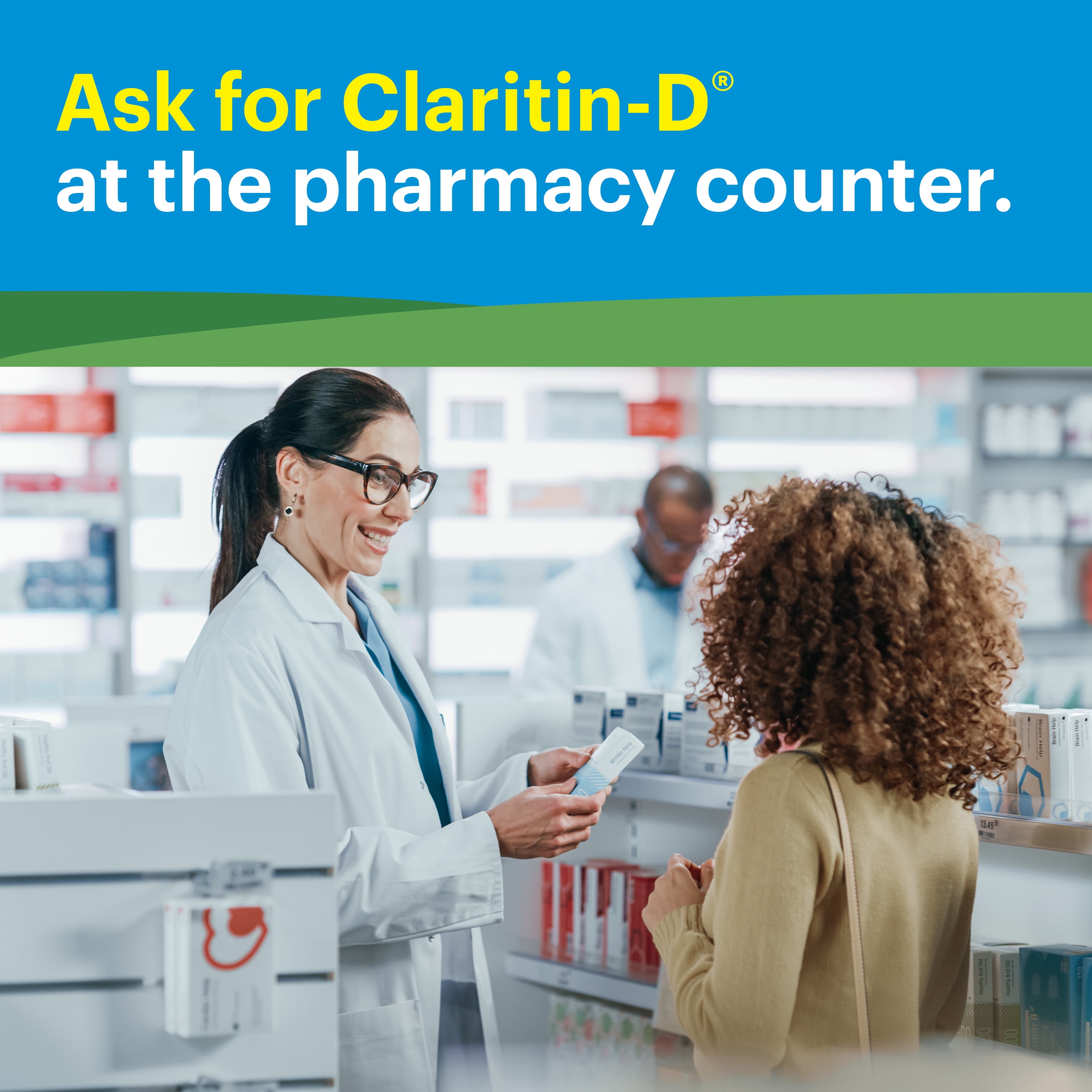 Claritin-D Allergy Medicine, 12 Hour Non-Drowsy Allergy & Nasal Congestion Tablet, 20 Ct