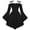 Black, variant on FNFYFH Womens Renaissance Fairy Dress A Line Boho Off Shoulder Corset Dress for Fairy Goth Halloween Medieval Party