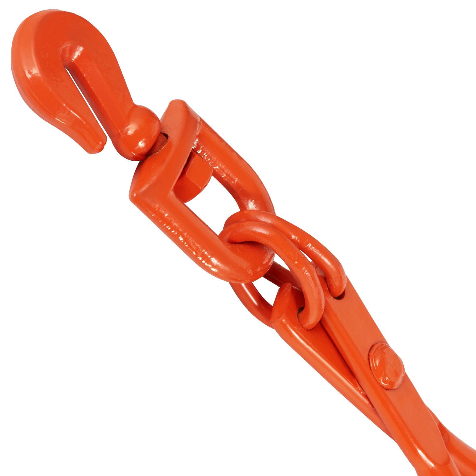 Log Skidding Tongs with 20" Max Opening, 772 lbs Capacity, #45 Steel, 360° Rotating Ring, for Tractor ATV Truck Log Transport