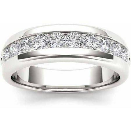 Imperial 7/8 Carat T.W. Diamond Men's 14kt White Gold Wedding Band