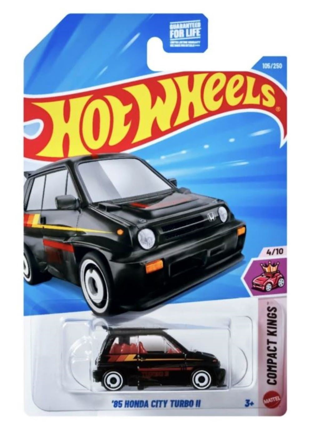 Hot Wheels '85 Honda City Turbo II HW Turbo 2/10 13/250 - Assorted