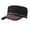 Black, variant on Cadet Army Cap for Men Women Military Corps Hat Flat Top Cap
