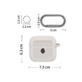 thumbnail image 2 of Waterproof Non-slip Sleeve Protective Cover Earbuds Case Wireless Headphone Protector Headphone Charger Cover Earphone Case WHITE, 2 of 8