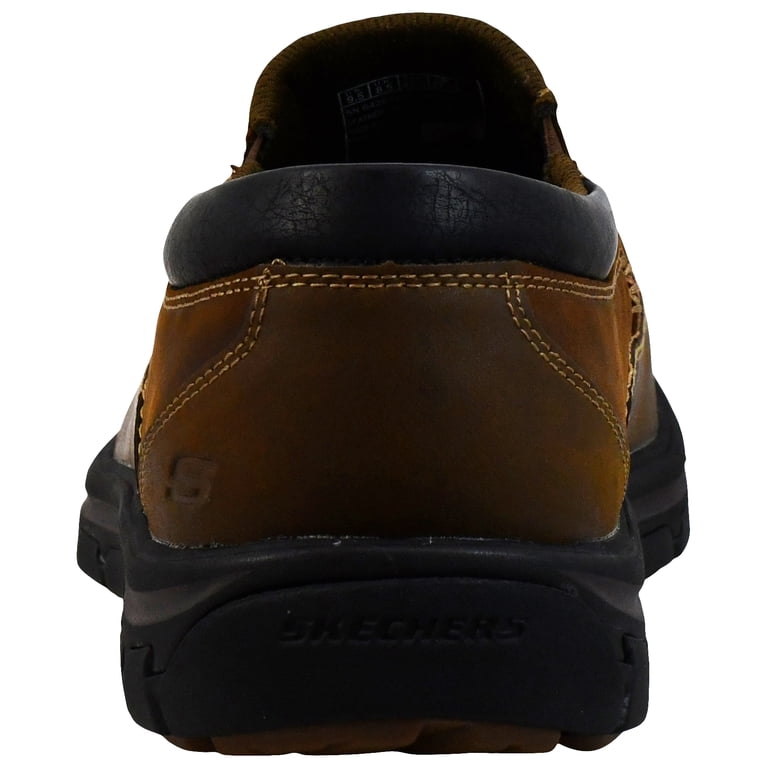Skechers Segment The Search Mens Siz 10 EW Extra Wid Brown Leather Loafers Shoes Skechers Segment The Search Mens Sz 11.5 Dark Brown Leather  main image 3