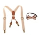 thumbnail image 4 of Conjunto de y corbatín para niños, correas elásticas de construcción en Y para espalda, para pantalones para Beige Zulema tirantes para niños, 4 of 8