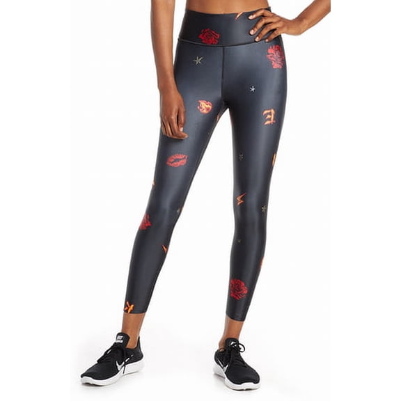 Women's Leggings Large Floral Printtr Pull-On L