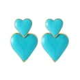 thumbnail image 2 of Pendientes de San Valentín, pendientes de San Valentín para mujer, regalos de San Valentín para ella, pendientes de corazón para mujer, joyería de moda para adolescentes, niñas y adolescentes, pendien, 2 of 7
