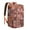 Rose-gold-10, variant on Nautical Beachy Backpack Cooler, Leakproof Insulated Tropical Island Cooler Bag with Sunset Palm Tree Print for Travel & Picnic